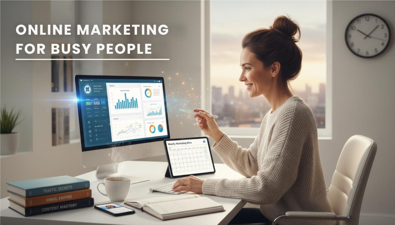 Online marketing for busy people